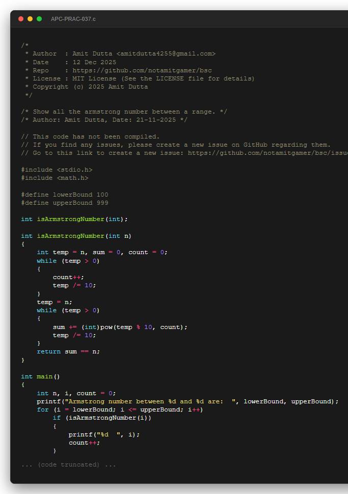 Show all the armstrong number between a range.